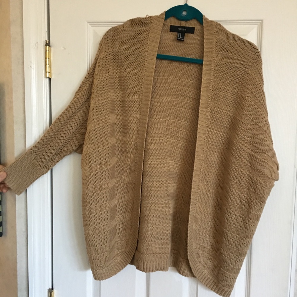 Camel/Tan colored cardigan